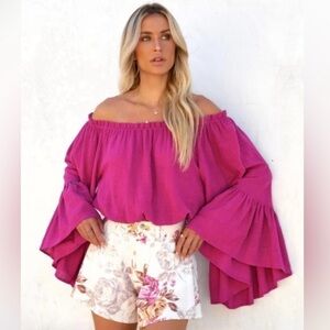 vici wilton pocketed floral shorts